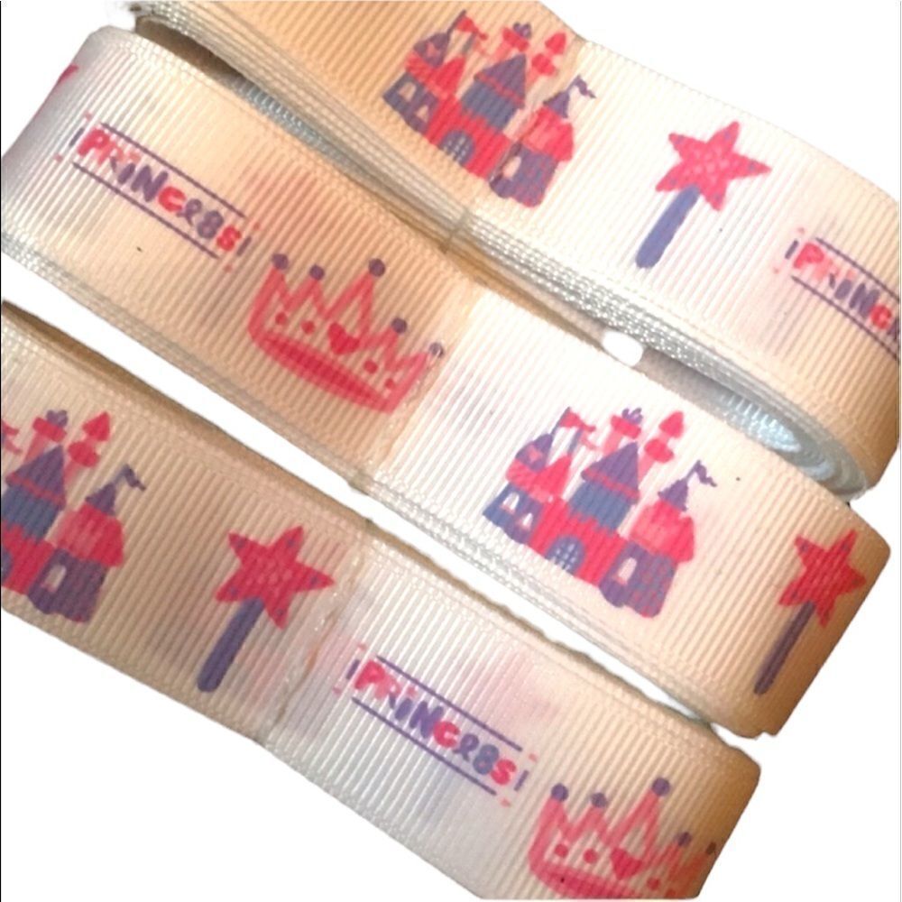 5/$24 grosgrain Ribbon 7/8” NEW 5 yards princess